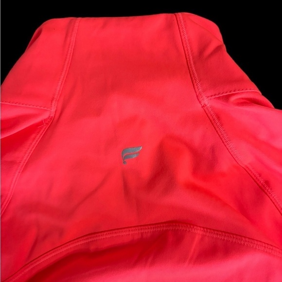 Fabletics - Bright Orange Zip Up Workout Jacket small - Picture 4 of 13